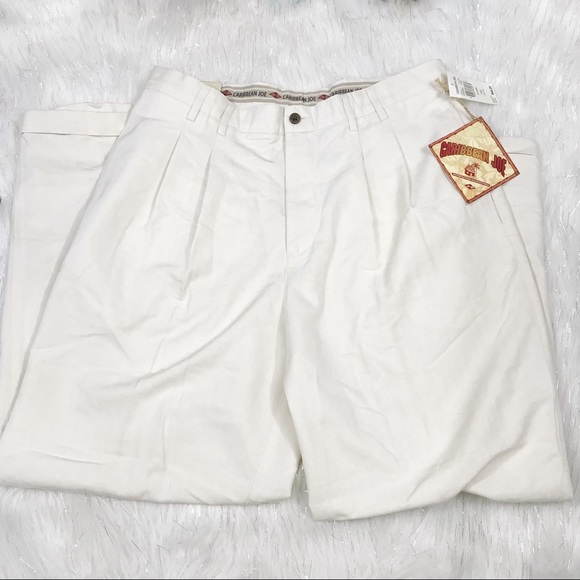 Caribbean Joe Tan Dress Pants 36 x 30 NWT - Picture 1 of 6